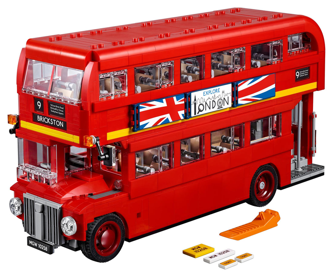 LEGO Set 10258-1 London Bus Alternate build Ideas: a fresh display direction, a utility truck, and a road-car conversion