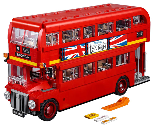 LEGO Set 10258-1 London Bus Alternate build Ideas: a fresh display direction, a utility truck, and a road-car conversion