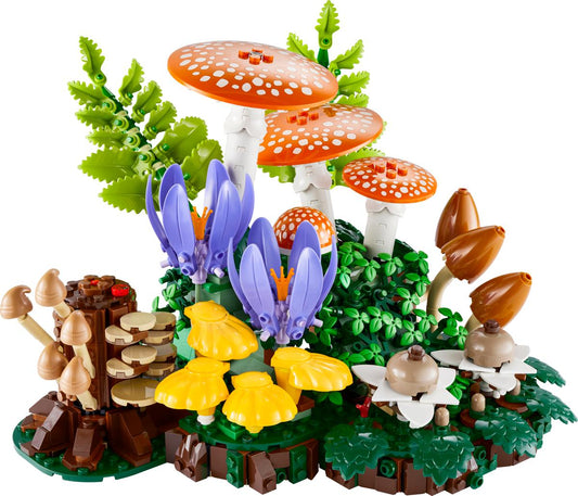 LEGO Set 11505-1 Woodland Mushrooms Alternate build Ideas: a fresh display direction