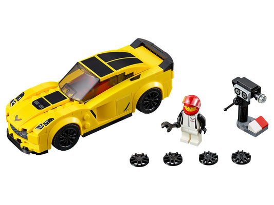 LEGO Set 75870-1 Chevrolet Corvette Z06 Alternate build Ideas: a fresh display direction, a formula racer, and a utility truck