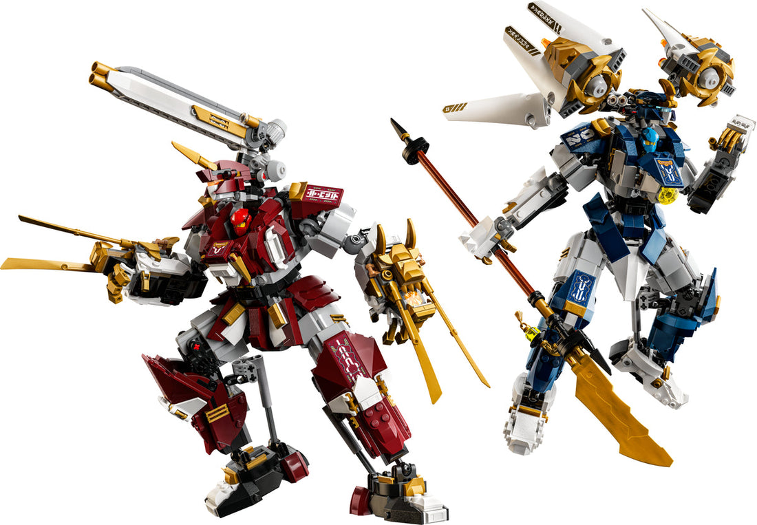 LEGO Set 71870-1 The Twin Titan Mechs Alternate build Ideas: a fresh display direction