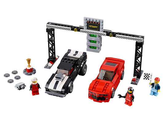 LEGO Set 75874-1 Chevrolet Camaro Drag Race Alternate build Ideas: Speeders, Gunships, Falcons, and Star Wars Microcraft