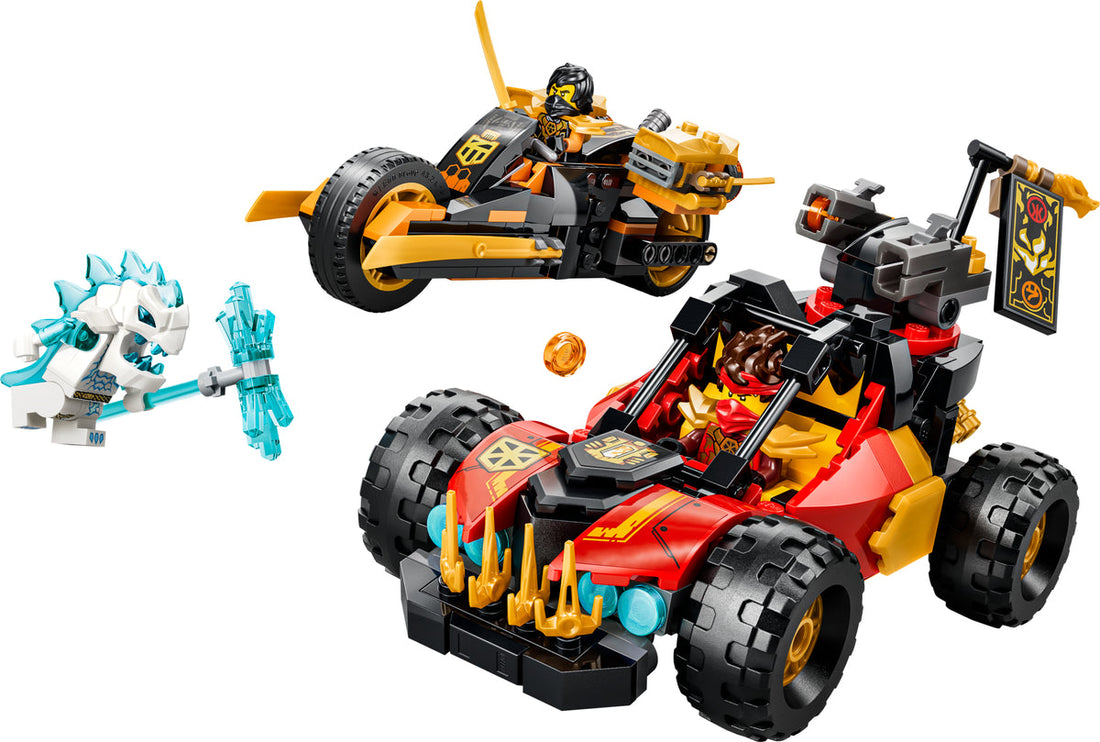 LEGO Set 71864-1 Kai and Cole's Combiner Vehicles Alternate build Ideas: Racers, Road Cars, Trucks, and Technic Vehicle Remixes