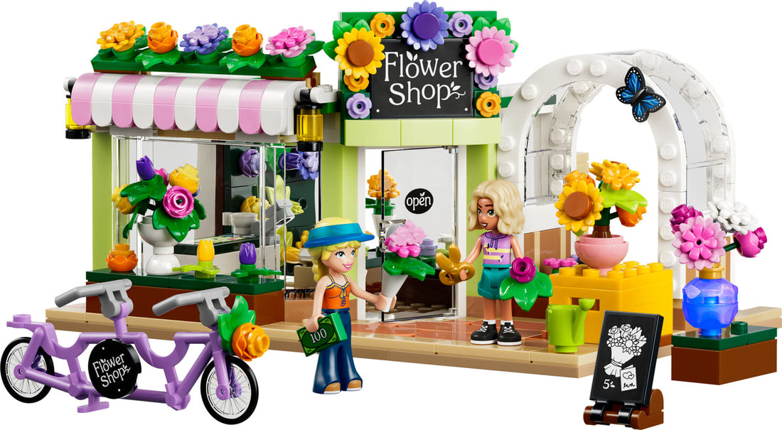 LEGO Set 42693-1 Creative Flower Shop Alternate build Ideas: a floral display rebuild