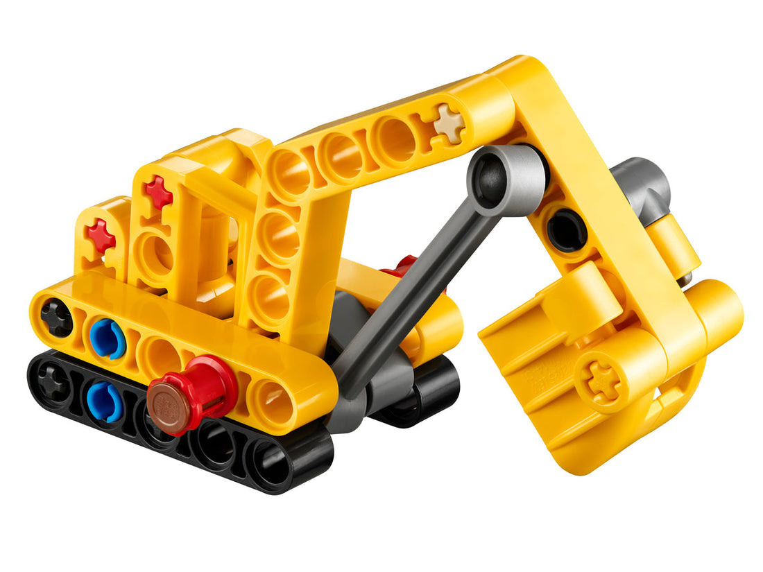 LEGO Set 42233-6 Excavator Alternate build Ideas: a fresh display direction and a vintage tractor