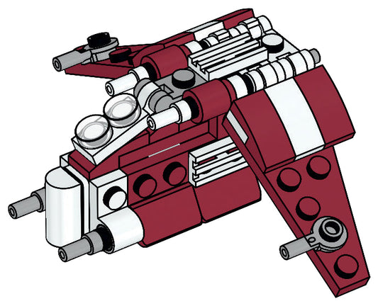 LEGO Set 0002236-1 Republic Gunship Alternate build Ideas: Harbor Scenes, Ships, and Dockside Rebuilds