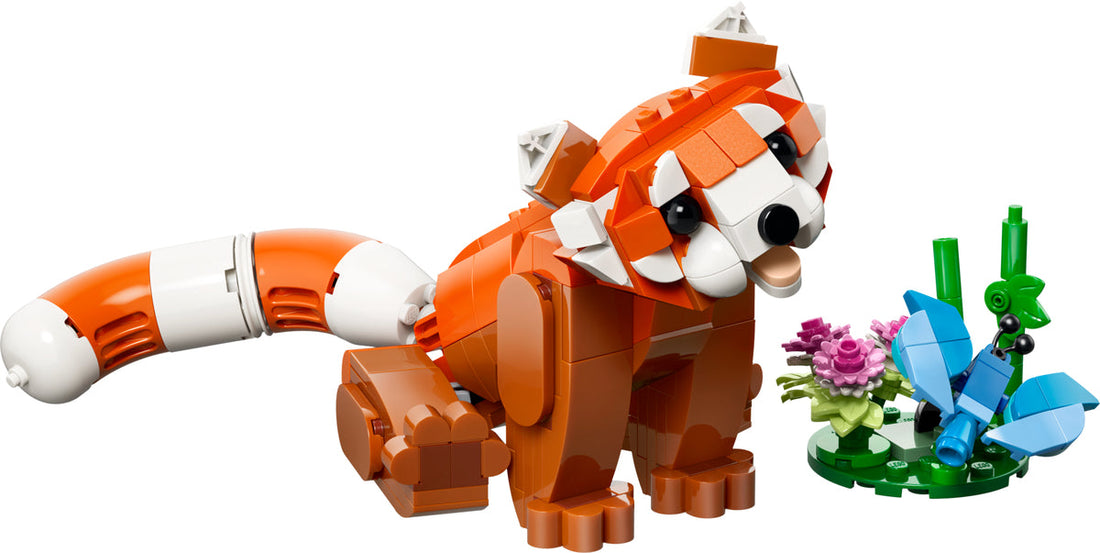 LEGO Set 31394-1 Cute Animals: Red Panda Alternate build Ideas: Cute Creatures, Display Pets, and Playful Character Rebuilds