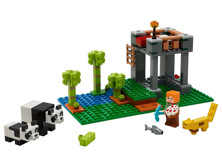 LEGO Set 21158-1 The Panda Nursery Alternate build Ideas: First Night, Badlands, and Blocky Biome Rebuilds