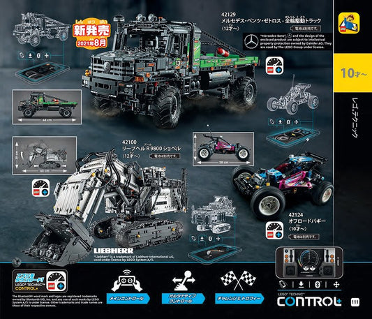 Two new Lego technical sets were revealed: set 42129 and set 42128