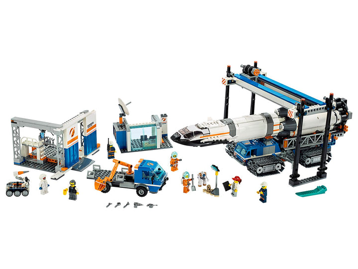 LEGO Set 60229-1 Rocket Assembly & Transport Alternate build Ideas: Rockets, Launch Systems, and Space Display Rebuilds