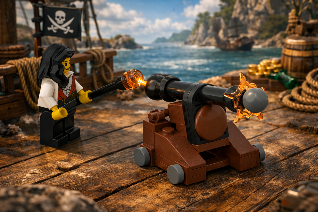 Pirate Cannon Free Building Instructions