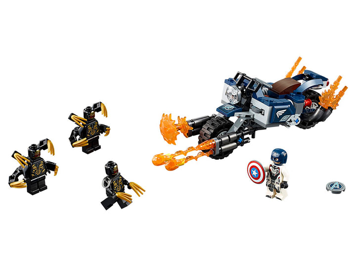 LEGO Set 76123-1 Captain America: Outriders Attack Alternate build Ideas: a fresh display direction
