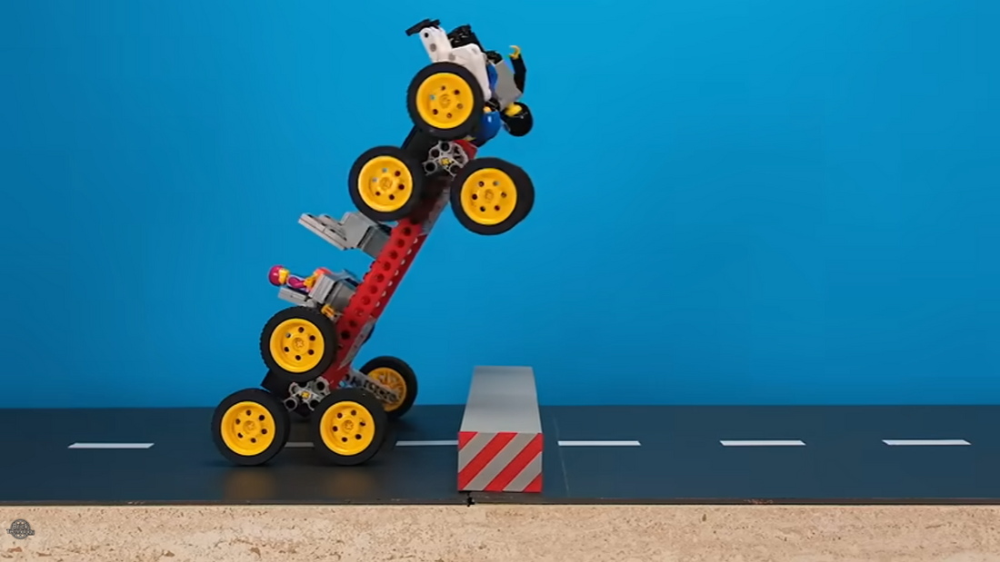 LEGO Car vs Giant Speed Bump: Six Engineering Approaches