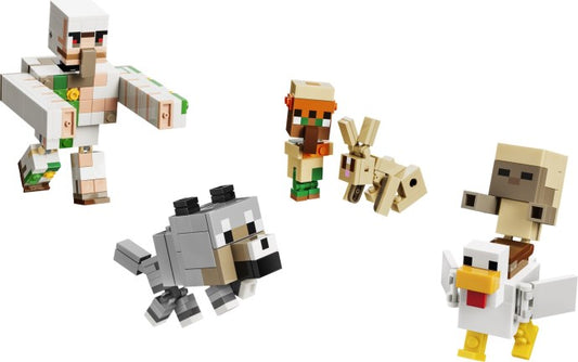 LEGO 21592 Chicken Jockey Desert Attack - Minecraft Chicken Jockey Desert Scene Details