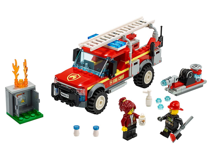 LEGO Set 60231-1 Fire Chief Response Truck Alternate build Ideas: Harbor Scenes, Ships, and Dockside Rebuilds