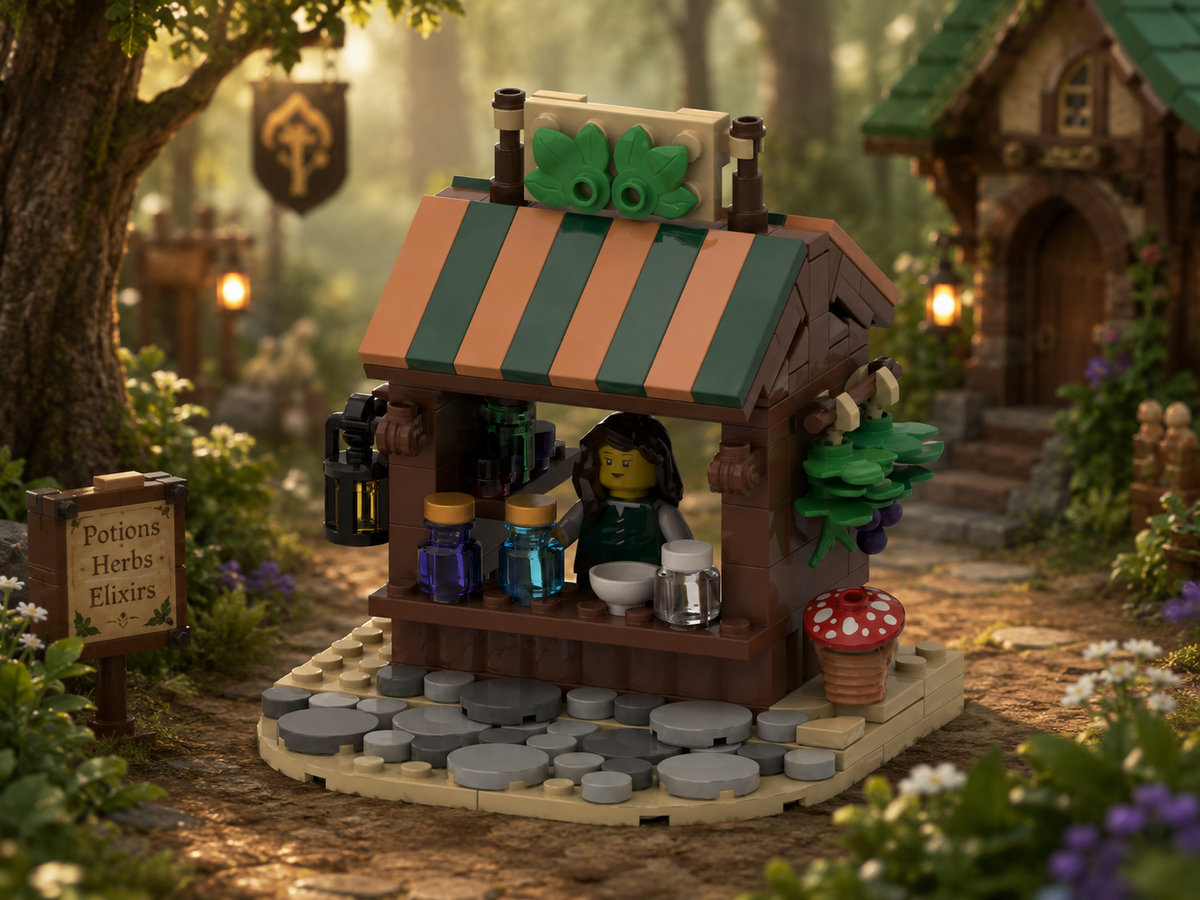 Herbalist Market Stand Free Building Instructions
