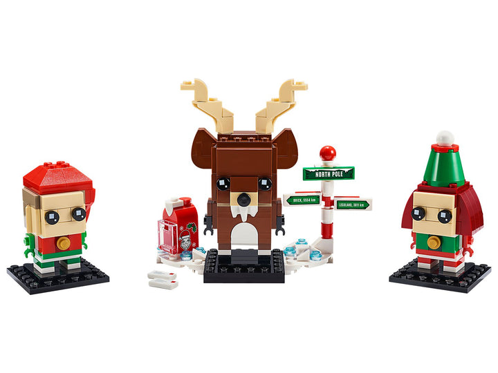LEGO Set 40353-1 Reindeer, Elf & Elfie Alternate build Ideas: a fresh display direction