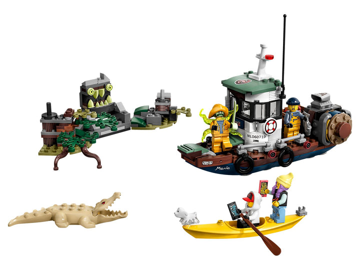 LEGO Set 70419-1 Wrecked Shrimp Boat Alternate build Ideas: Harbor Scenes, Ships, and Dockside Rebuilds