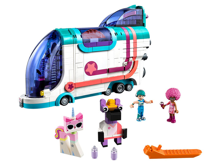 LEGO Set 70828-1 Pop-Up Party Bus Alternate build Ideas: City Vehicles, Street Details, and Display Bus Rebuilds