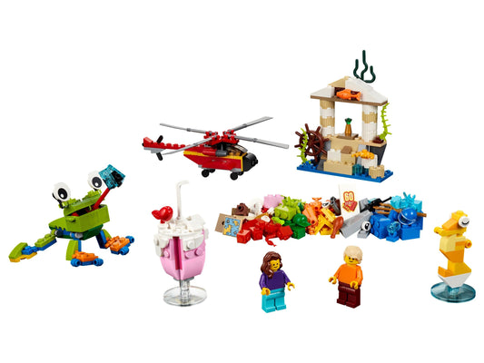 LEGO Set 10403-1 World Fun Alternate build Ideas: Harbor Scenes, Ships, and Dockside Rebuilds