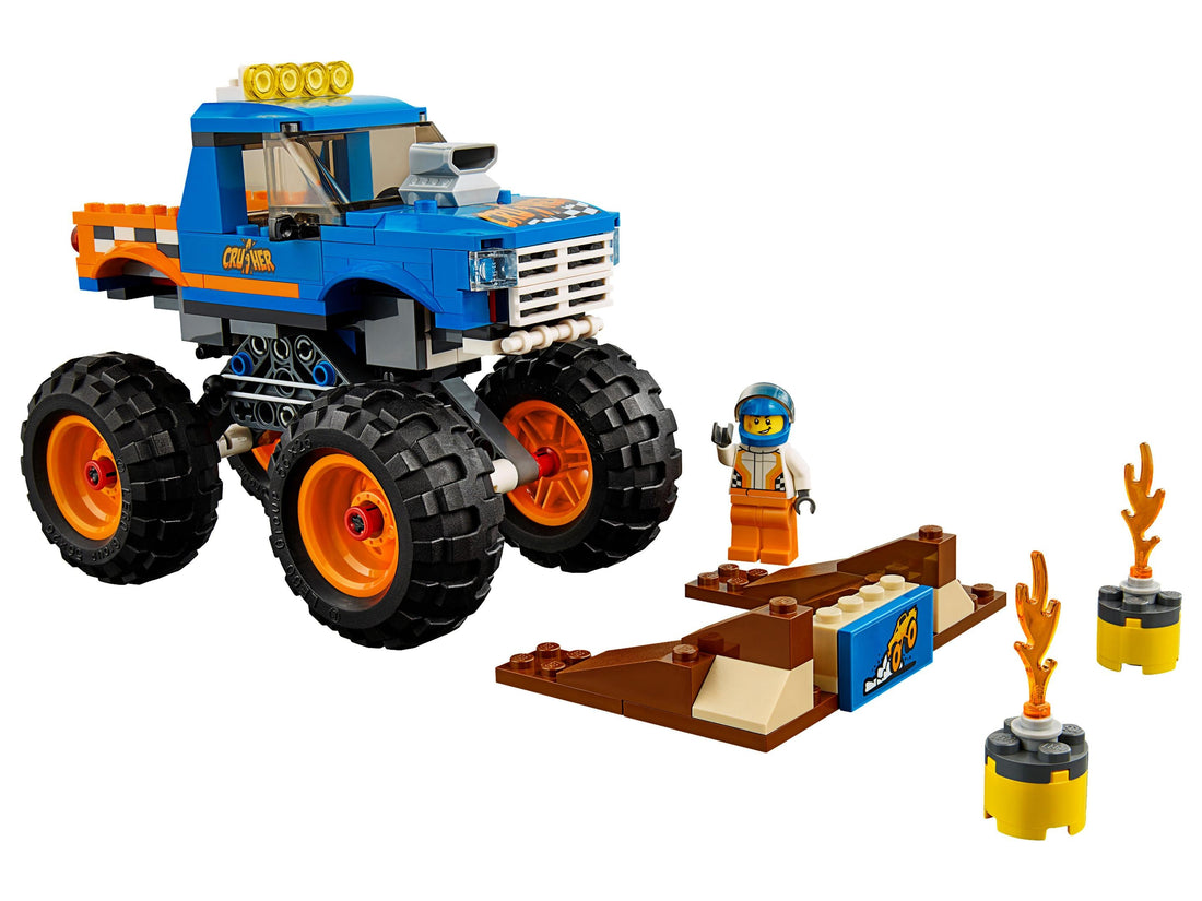 LEGO Set 60180-1 Monster Truck Alternate build Ideas: Racers, Road Cars, Trucks, and Technic Vehicle Remixes