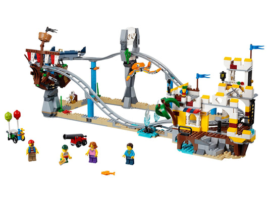 LEGO Set 31084-1 Pirate Roller Coaster Alternate build Ideas: Harbor Scenes, Ships, and Dockside Rebuilds