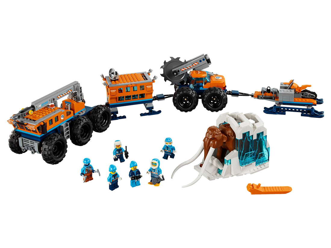LEGO Set 60195-1 Arctic Mobile Exploration Base Alternate build Ideas: Racers, Road Cars, Trucks, and Technic Vehicle Remixes