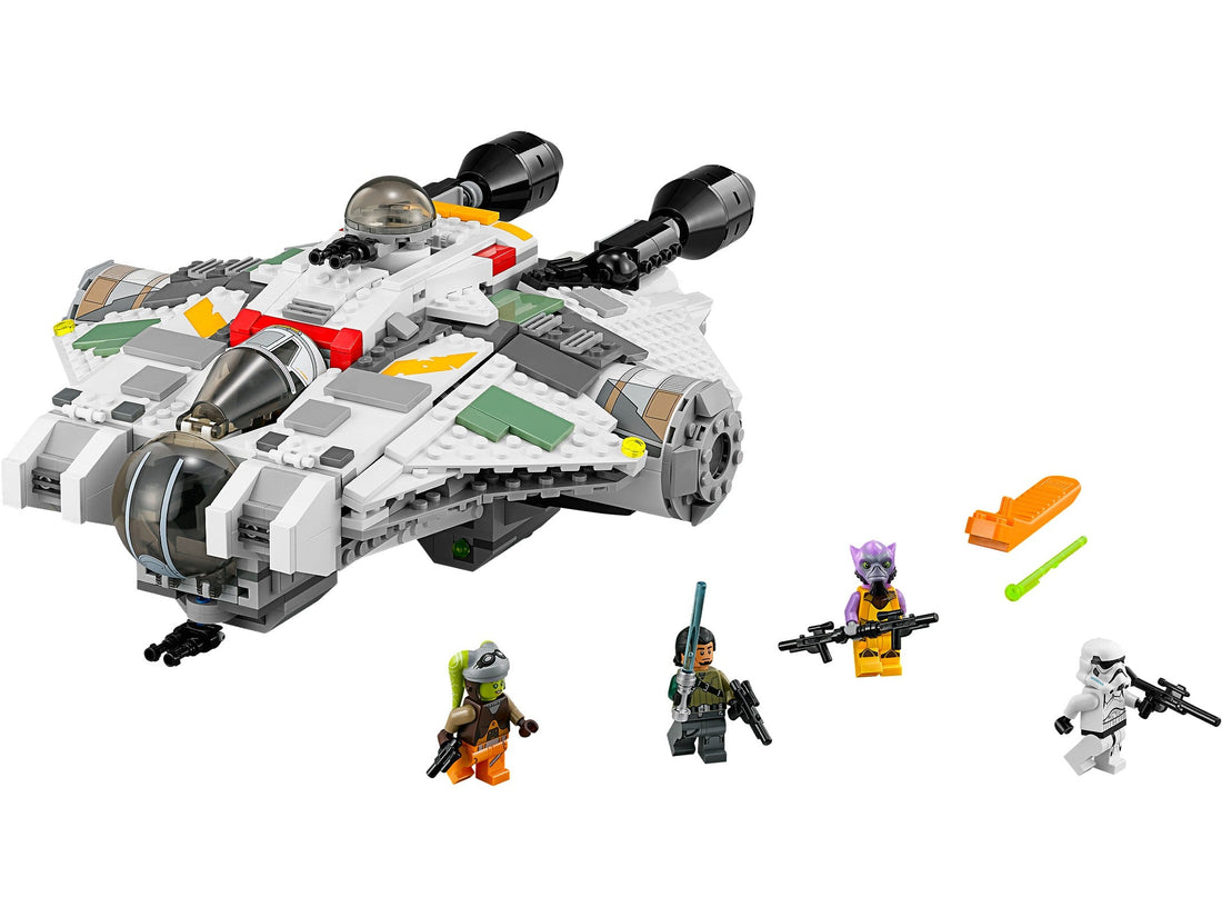 LEGO Set 75053-1 The Ghost Alternate build Ideas: Speeders, Gunships, Falcons, and Star Wars Microcraft