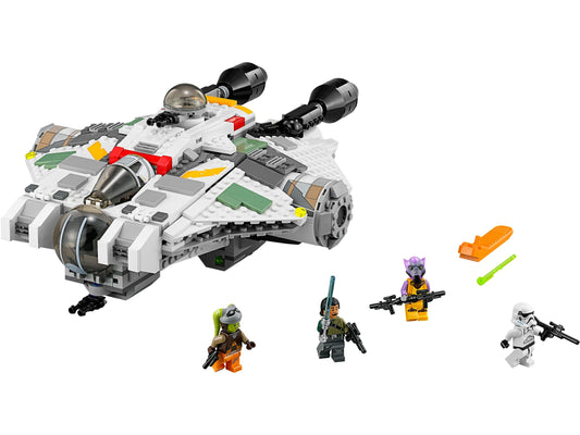 LEGO Set 75053-1 The Ghost Alternate build Ideas: Speeders, Gunships, Falcons, and Star Wars Microcraft