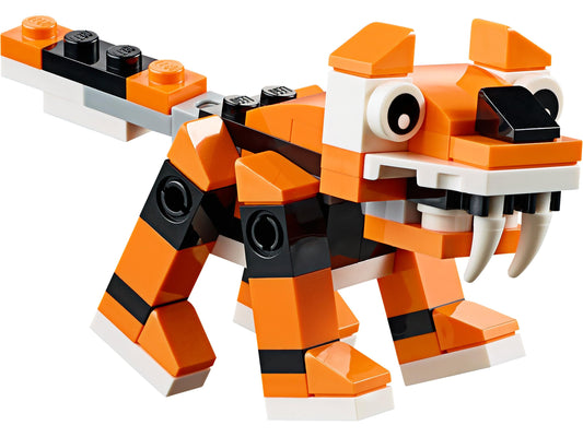 LEGO Set 30285-1 Tiger Alternate build Ideas: First Night, Badlands, and Blocky Biome Rebuilds