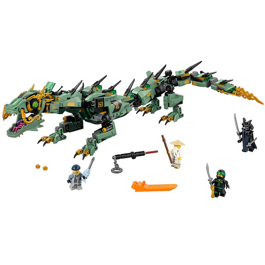 LEGO Set 70612-1 Green Ninja Mech Dragon Alternate build Ideas: a fresh display direction