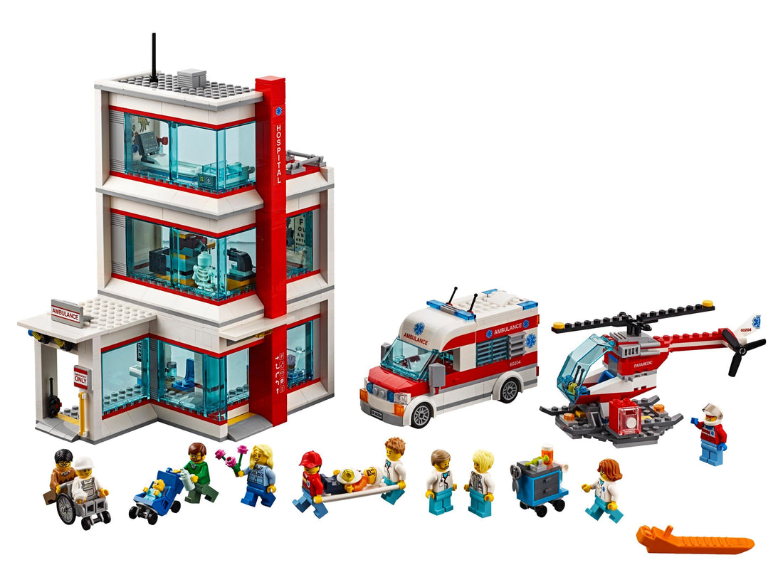 LEGO Set 60204-1 City Hospital Alternate build Ideas: a fresh display direction