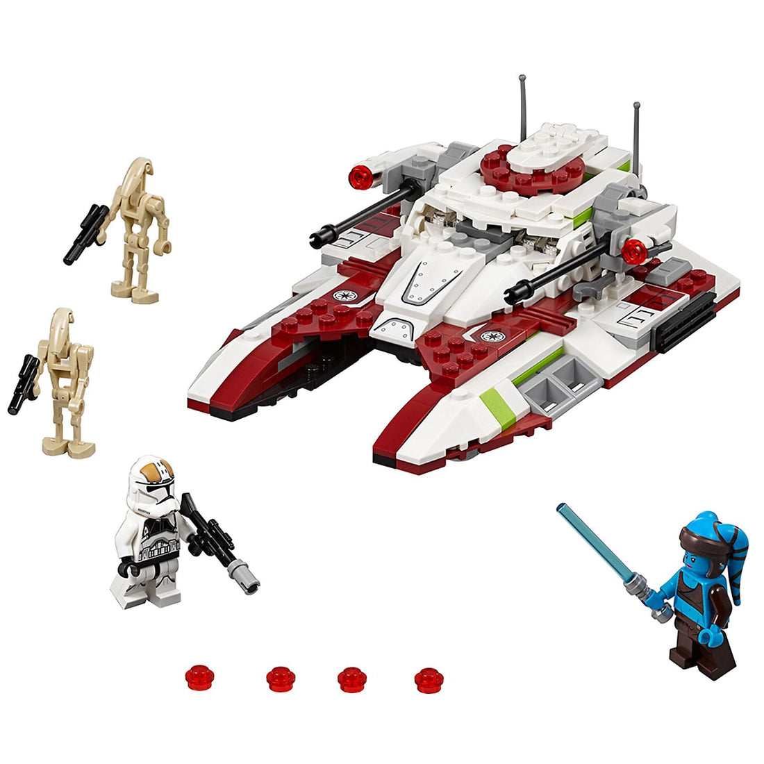 LEGO Set 75182-1 Republic Fighter Tank Alternate build Ideas: Speeders, Gunships, Falcons, and Star Wars Microcraft