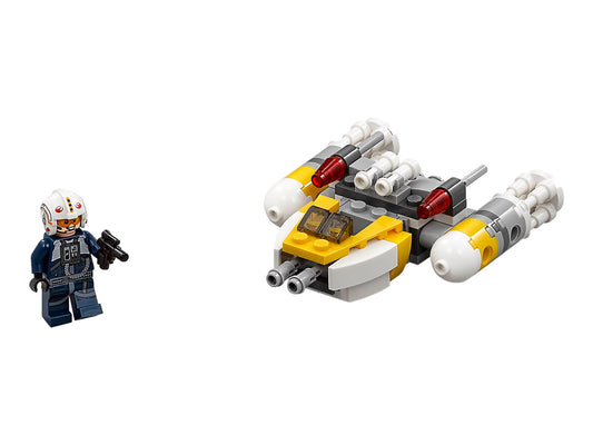 LEGO Set 75162-1 Y-Wing Microfighter Alternate build Ideas: a fresh display direction, a display-scale sci-fi cannon, and a compact space-ship alternate