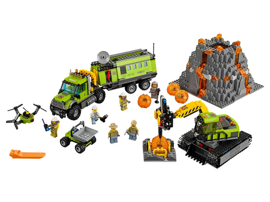 LEGO Set 60124-1 Volcano Exploration Base Alternate build Ideas: Racers, Road Cars, Trucks, and Technic Vehicle Remixes