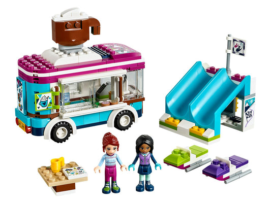 LEGO Set 41319-1 Snow Resort Hot Chocolate Van Alternate build Ideas: Townhouses, Modular Rooms, and Neighborhood Rebuilds