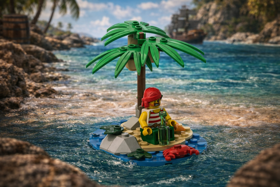 Small Palm Island Free Building Instructions | Tropical Island Build