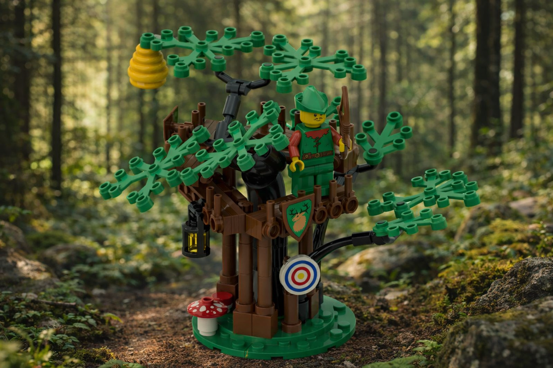 Forestmen Tree Hideout – Free Building MOC Instructions