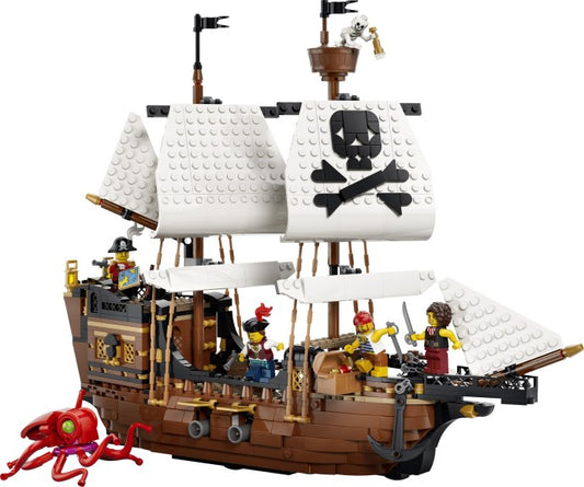 LEGO 31387 Iconic Pirate Ship Brings Classic Adventure Back to Creator