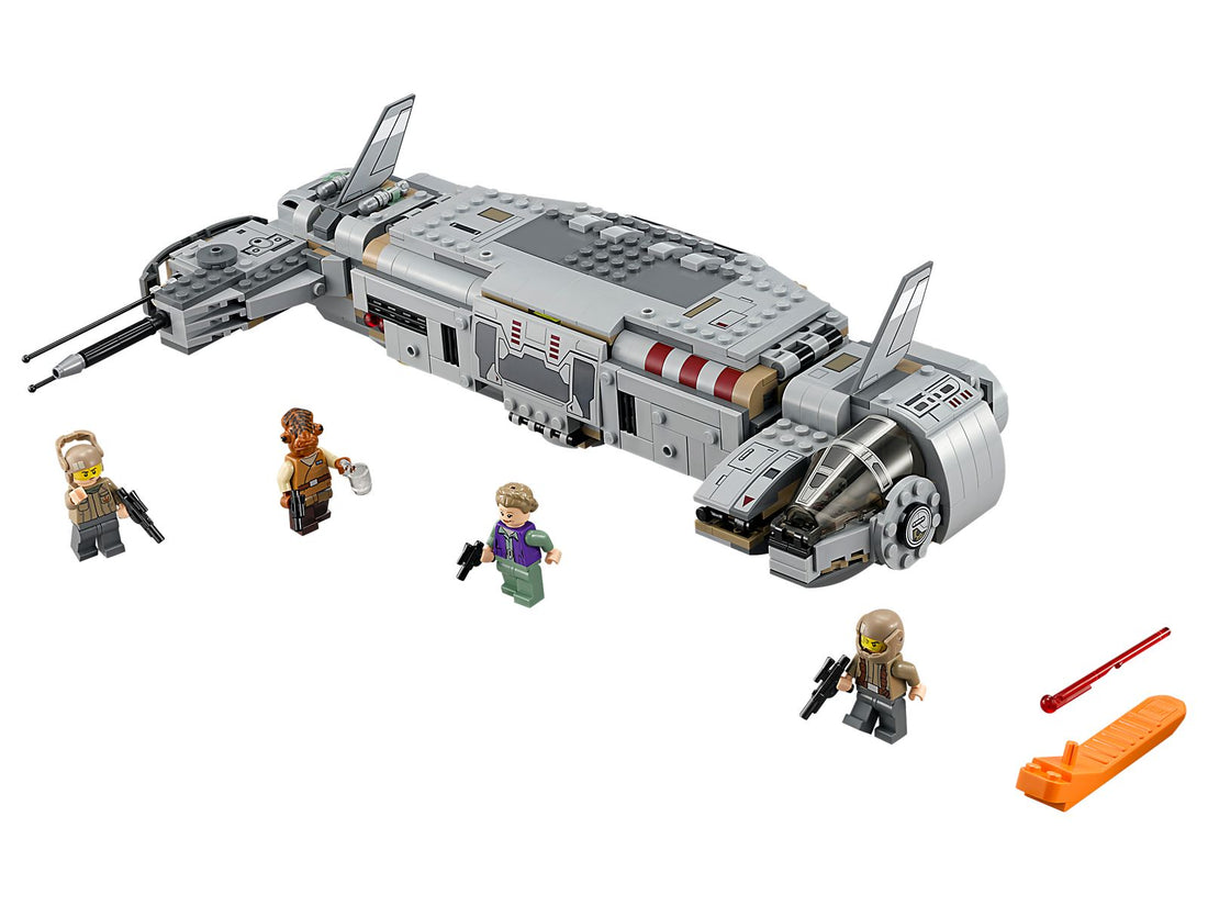 LEGO Set 75140-1 Resistance Troop Transporter Alternate build Ideas: Speeders, Gunships, Falcons, and Star Wars Microcraft