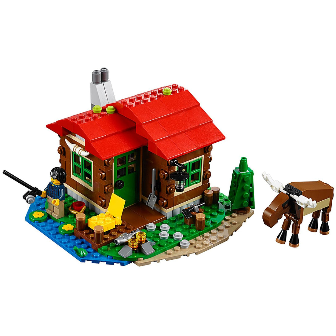 LEGO Set 31048-1 Lakeside Lodge Alternate build Ideas: Townhouses, Modular Rooms, and Neighborhood Rebuilds
