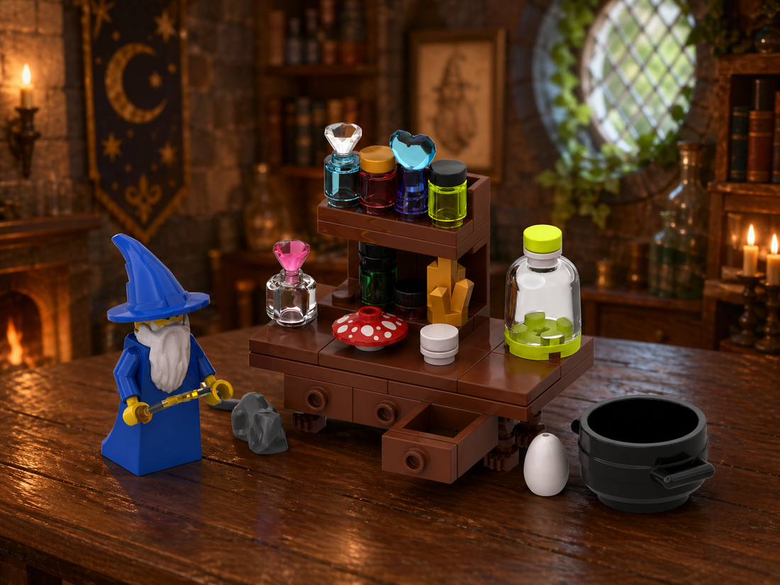 Wizard Potion Table Free Building Instructions