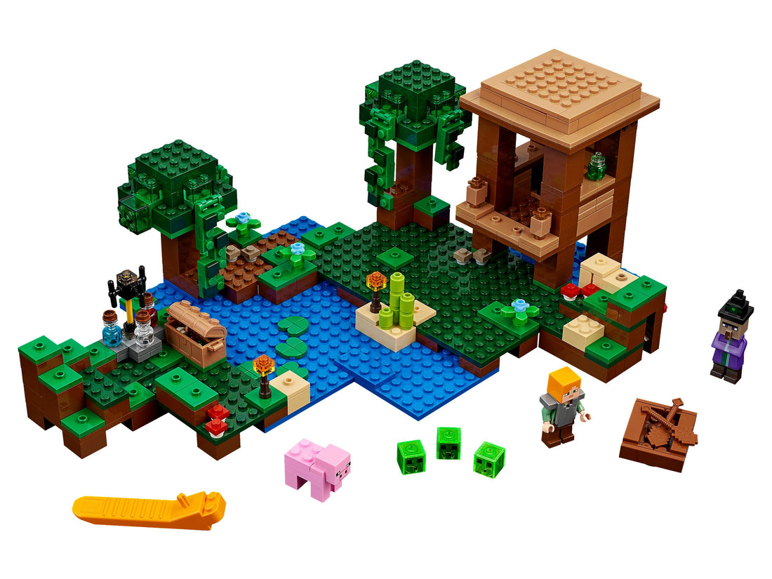 LEGO Set 21133-1 The Witch Hut Alternate build Ideas: First Night, Badlands, and Blocky Biome Rebuilds