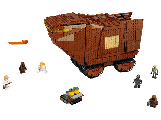 LEGO Set 75220-1 Sandcrawler Alternate build Ideas: Speeders, Gunships, Falcons, and Star Wars Microcraft