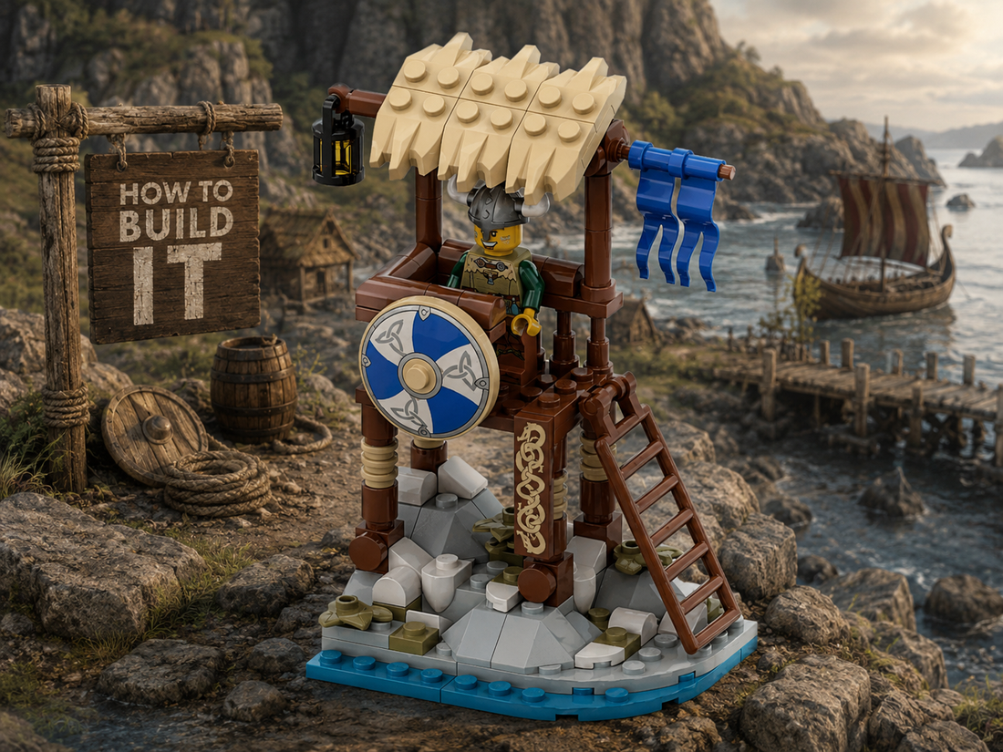 Viking Shore Watch MOC – Free Building Instructions