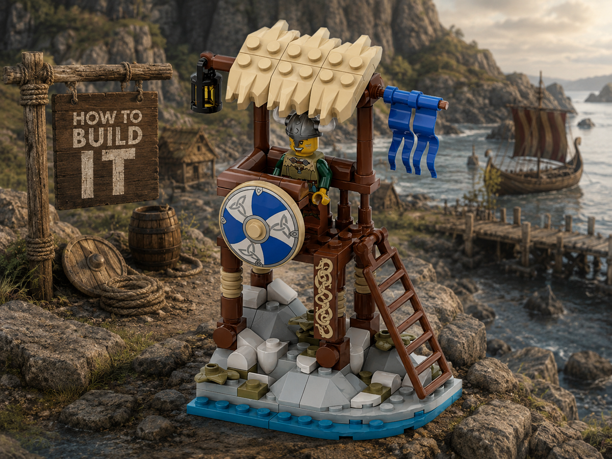 Viking Shore Watch MOC – Free Building Instructions