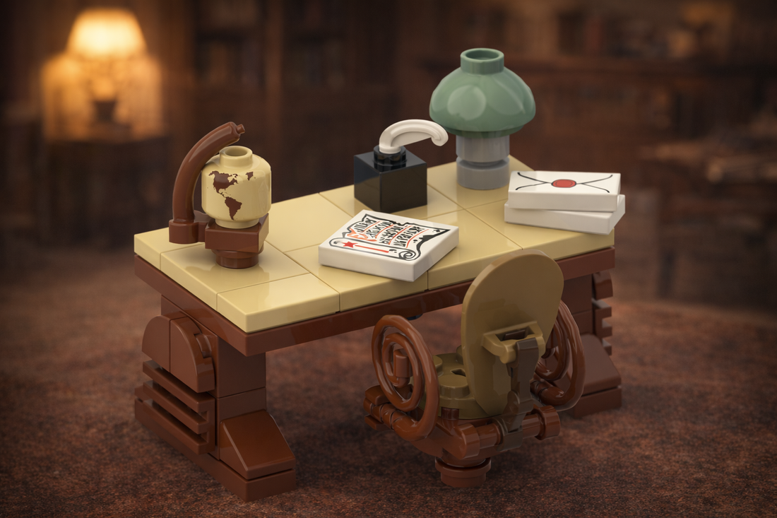 Classic Writing Desk – Free Building MOC Instructions