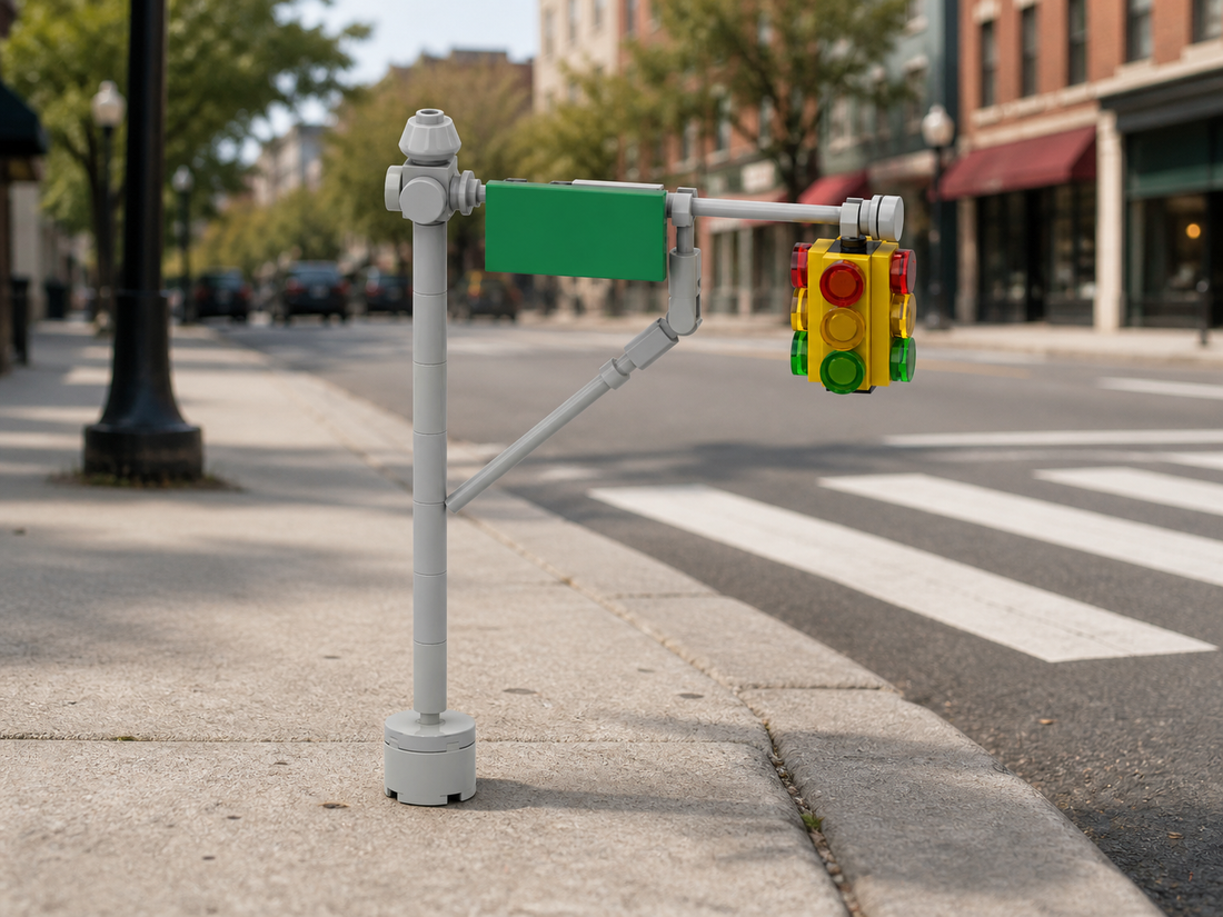 Four-Way Traffic Light Free Building Instructions