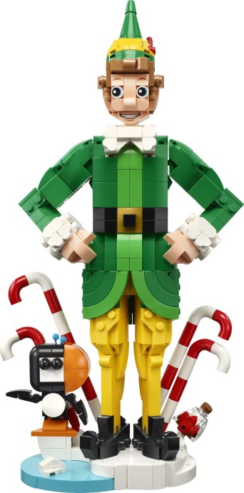 LEGO 40865 Buddy the Elf - Brick-Built Character and Arctic Puffin Display