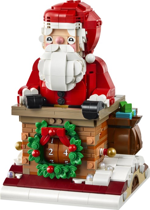LEGO 40874 Santa's Holiday Countdown - Numbered Drum and Christmas Display